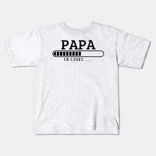 Dad in class, pregnancy announcement Kids T-Shirt